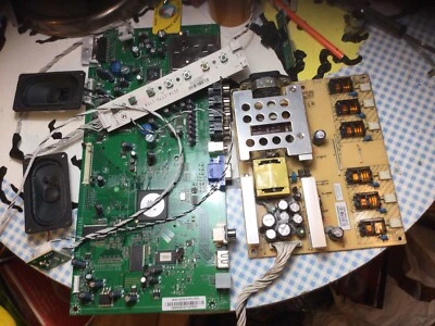 VIZIO VX20L 20" HDTV LCD Television Power Supply Motherboard Speakers & More - Image 1 of 4