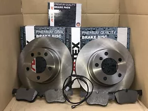 Front Brake Discs + Pads + Wire For BMW 3 Series F30 F31 F34 316 318 320 2011-19 - Picture 1 of 2