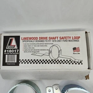 Lakewood 18017 Drive Shaft Safety Loop Zinc Plated Steel 79-01 Mustang Open Box - Picture 1 of 22