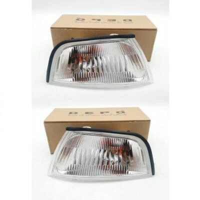 透明转角灯指示灯一对适合三菱 Lancer CK4 1998 - 1999 年轿车 — 第 1/4 张图片