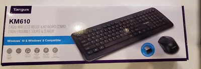 Targus KM 610 Mouse & Keyboard Combo AS IS Please Read  - Image 1 of 4
