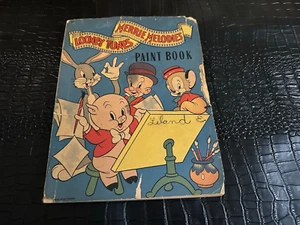 1943 Looney Tunes and Merrie Melodies 661 Bugs Bunny Paint Book - Imagen 1 de 1