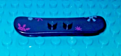 Lego SNOWBOARD Minifigura Herramienta Equipo Amigos Azul Rosa/Púrpura Tabla de Nieve Foto 1 de 2