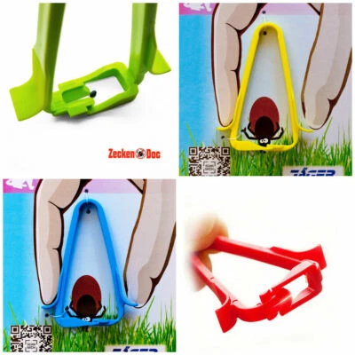 Zeckenzange ZeckenDoc elanox für Hund Katze Pferd Mensch Tiere Kind - Image 1 of 4