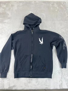 RARE ๐ฅ VTG INNERCITY RAIDERS HOODIE DETH KILLERS NYC Sz M DAVID BOWIE Pocket - Picture 1 of 13