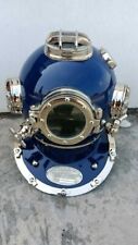 Antique 18" Diving vintage BOSTON MARK V U.S Navy Deep Sea Divers Helmet...