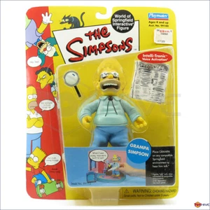 The Simpsons - Grampa Simpson series 1 Abe Abraham Springfield Playmates - worn - Picture 1 of 4