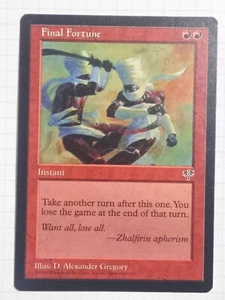 Final Fortune * Mirage Englisch * Magic The Gathering MtG - Bild 1 von 4