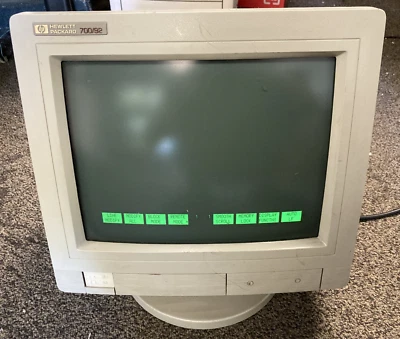 Monitor Terminal HP 700/92 Ámbar Monocromo CRT VT Estilo Foto 1 de 4