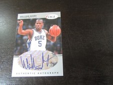 1999 Sage Silver # A2 William Avery Autograph Signed Auto Card Duke # 349/400