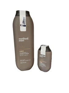 Method Men 2-in-1 Cedar and Cypress Shampoo and Conditioner 2-pack - New - Picture 1 of 5