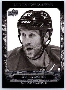 2014-15 Upper Deck UD Portraits Joe Thornton San Jose Sharks #P-10
