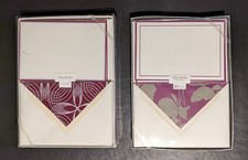 Vera Wang Fine Papers Lot of 20 Cards w/ Envelopes Spiro Flowers & Mulberry NIB