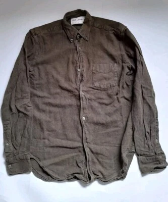Our Legacy Green Cotton Shirt Medium Pit 21 Inches - Image 1 of 4