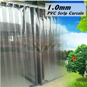 UK 2 Meter PVC Strip Curtain Door Strips Drop Coldroom Chiller Replacement Stri