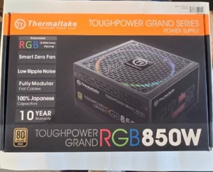 NUEVO Thermaltake Toughpower Grand RGB 850W 80+ Gold Cert Fuente de alimentación modular PSU - Imagen 1 de 3