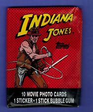 1984 TOPPS INDIANA JONES AND THE TEMPLE OF DOOM  UNOPENED PACK FROM MY BOX