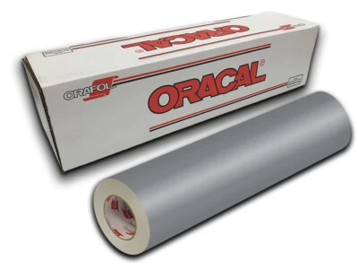 12" X 5yd - Telegrey Oracal 651 Craft & Hobby Cutting Vinyl Roll - Image 1 of 2
