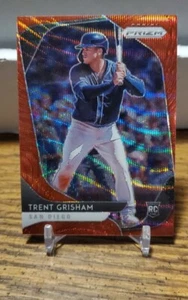 2020 Prizm Trent Grisham Red Wave Rookie /99 - Picture 1 of 2