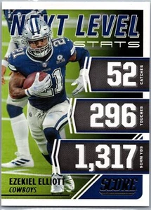 2021 Ezekiel Elliott #NL18 Score Dallas Cowboys MFBC#58 - Picture 1 of 2