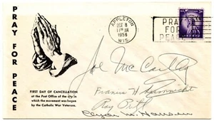 JOESEPH McCARTHY, US-Senator/Antikommunist/Unmittel Massaker, signiert FDC 11058 - Bild 1 von 1