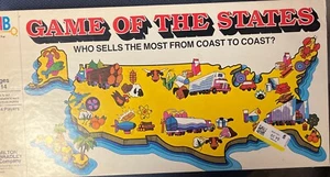 Game of the States Board Game 1987 Milton Bradley Complete Excellent Used Cond - Picture 1 of 4