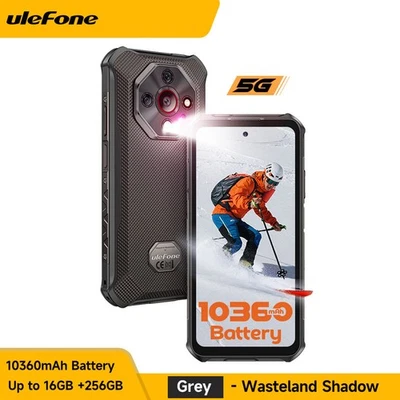 Ulefone Armor X16 PRO 5G Rugged Smartphone Android 15 Waterproof Mobile 10360mAh - Image 1 of 4