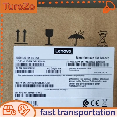 00YK028 7XB7A00039 Lenovo 600GB 2.5'' SAS 15K 12GB/s Internal Hard Drive US - Image 1 of 4