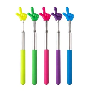 5 Pcs Retractable Teacher Pointer Sticks - Colorful Hand Pointer Stick for Cl... - Picture 1 of 6