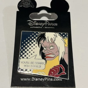 Disney Pin Trading Pin 101 Dalmatians Cruella 2011 New On Card MINT v22 - Picture 1 of 3