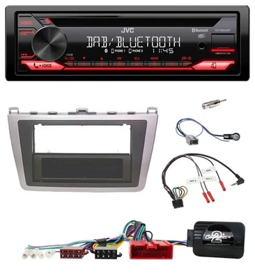 JVC CD DAB USB Bluetooth Lenkrad Autoradio für Mazda 6 (2010-2012) - Bild 1 von 4
