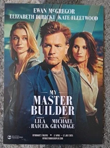 My Master Builder - Postal promocional de teatro de Wyndham - Ewan McGregor (2025 corridas) - Imagen 1 de 2