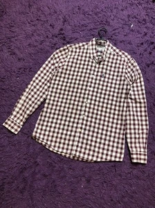 Camisa Barbour Para Hombres Ajuste A Medida A Cuadros L Manga Larga Algodón Desteñido al Sol Estrellada - Imagen 1 de 14