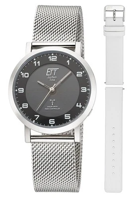 ETT ECO TECH TIME Damen Funk-Solaruhr Atacama Edelstahl mit 2 Bändern ELS-11625- - Bild 1 von 4
