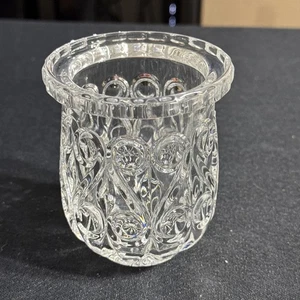Plato de tarro de cristal de corte pesado de 4" de alto - Imagen 1 de 7