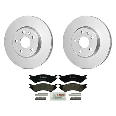 For Dodge Ram 1500 00-01 Bosch QuietCast Premium Front Brake Kit w Organic Pads Foto 1 de 2