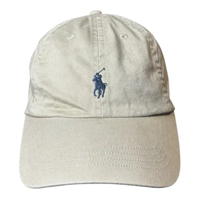 Gorra polo vintage Ralph Lauren gorra de béisbol unisex correa ajustable trasera beige Foto 1 de 4