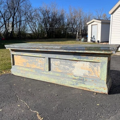 Antique Primitive Country Store / General Store Wood Counter Cabinet Mercantile - Image 1 of 4