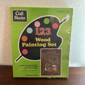 Vintage 1972 Craft Master Paint By Number Set 'Beer On Draught' Rare! NOS - Picture 1 of 5