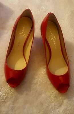 Bombas Ivanka Trump ROJAS "CLEO" Patente CUERO 7M (NUEVAS otras) Foto 1 de 4