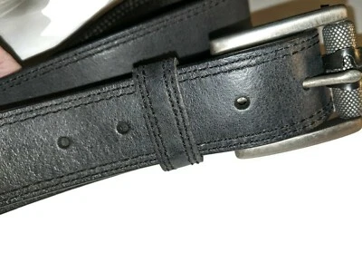 Cinturón de cuero Swiss Army Wenger, negro talla 40 Foto 1 de 3