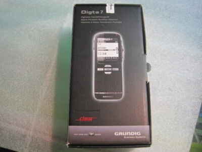 Grundig Digta 7 Premium US Set Plus (#704) - Digital Portable Dictation Machine - Image 1 of 2