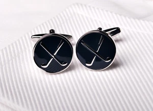 New Arrival Sexy Golf Designer Men Cufflinks Cool Gift Flip Out Jewelry Box - Picture 1 of 2