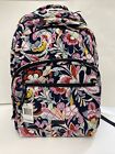 New Vera Bradley Essential Large Backpack In Cotton Mod Paisley R$159