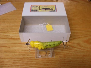 Bob's Custom Wood Lures Rockwall TX Glasseye Prototype Hand Carved Grasshopper - Picture 1 of 5