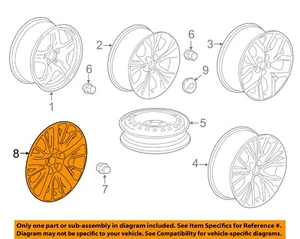 GM OEM 14-20 Impala Wheels Wheels-Wheel Cover 84428774 - Picture 1 of 2
