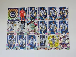 Juego completo del equipo de las 18 tarjetas de fútbol Brighton - Panini Adrenalyn XL PLUS 2025 - Imagen 1 de 3
