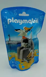 PLAYMOBIL 9070 PELIKANFAMILIE Pelikan 2 Pelikane 2 Pelikanküken Küken Baby NEU - Picture 1 of 4