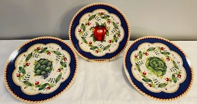 Набор из 3 обеденных тарелок Le Jardin от Susanne Nicoll для Andrea от Sadek 10,5 дюйма - Изображение 1 из 4