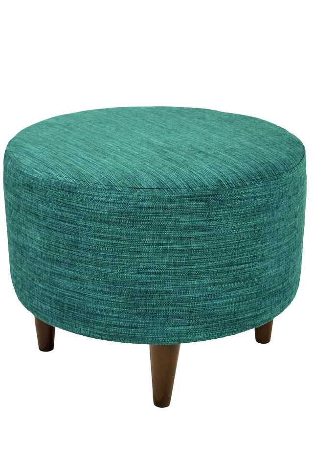 Круглая оттоманская подставка для ног MJL Furniture Designs Sophia для дивана, обивки и - Изображение 1 из 3